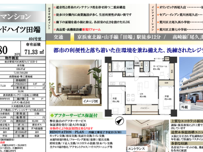 山手線・京浜東北線徒歩12分 フルリフォーム 7,680万　